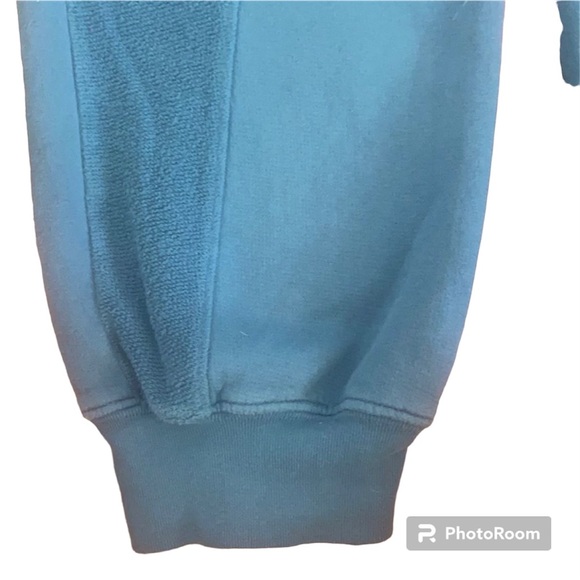 NWT Joie Women’s The Hunt Cotton Sweatpants with Seaming in Dark Ocean size 2 - Picture 9 of 10